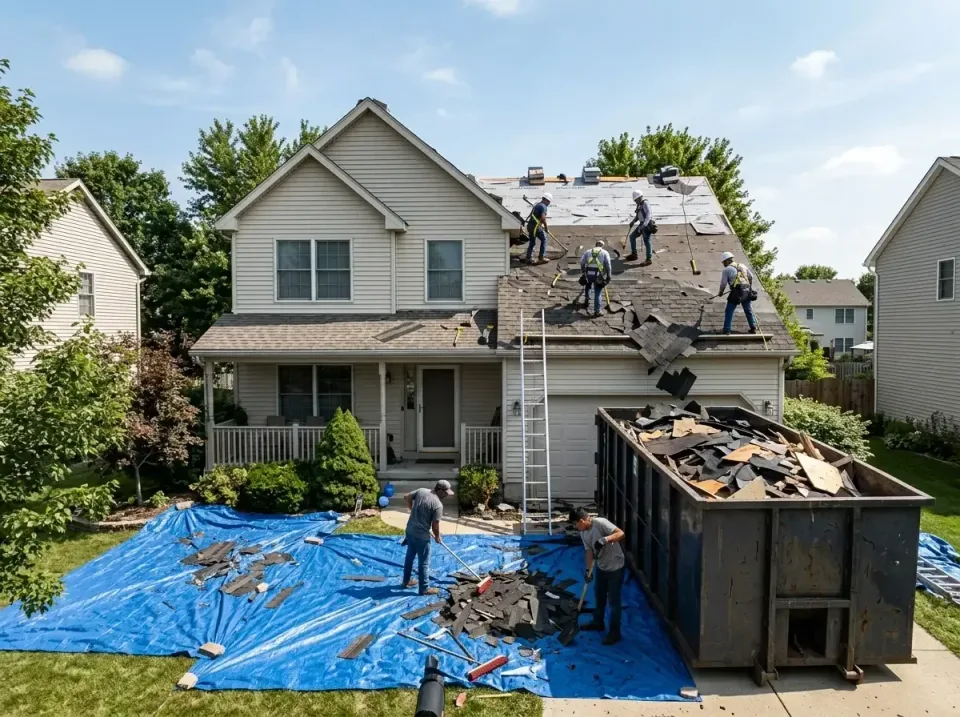 roof-replacement-debris-remova-004 — frequently asked questions, Cheapest Dumpster Rentals in Southside, AL